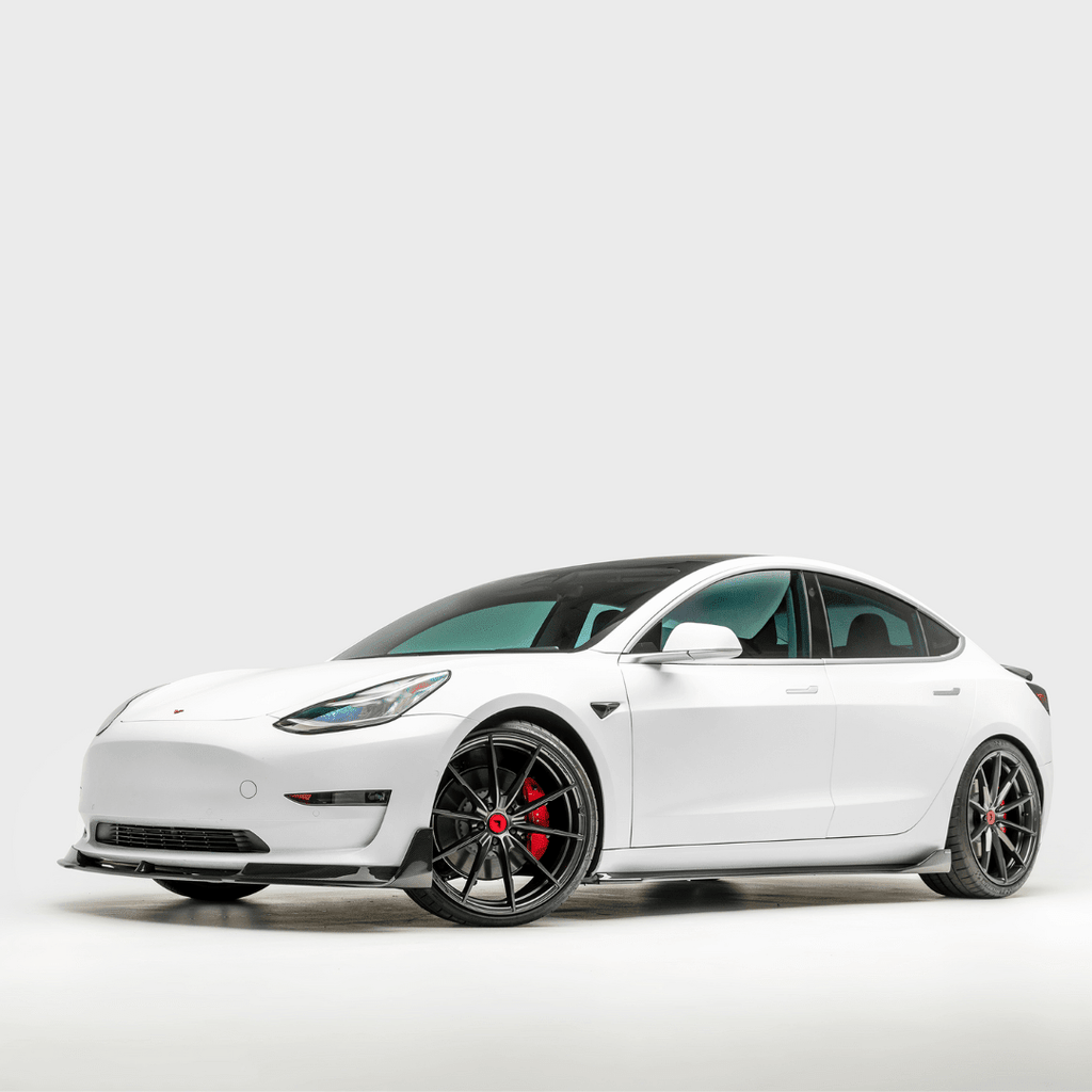 Tesla Model 3 Volta Aero Side Skirt by Vorsteiner - AUTOID® - Side Skirts & Winglets - Vorsteiner
