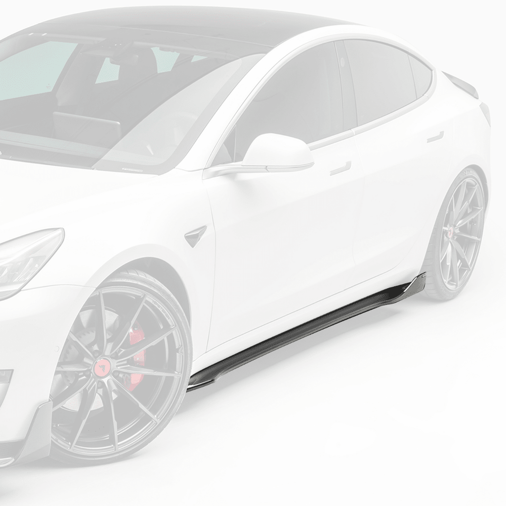 Tesla Model 3 Volta Aero Side Skirt by Vorsteiner - AUTOID® - Side Skirts & Winglets - Vorsteiner