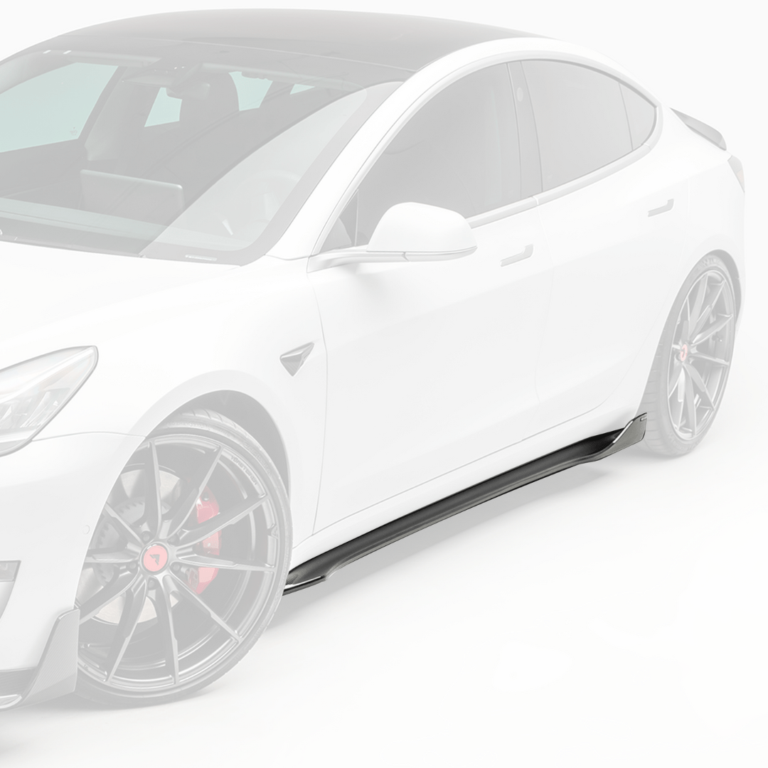 Tesla Model 3 Volta Aero Side Skirt by Vorsteiner - AUTOID - Side Skirts & Winglets - Vorsteiner
