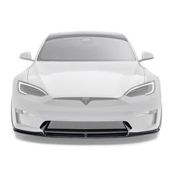 Tesla Model S Plaid Facelift II Pre-Preg Carbon Fibre Front Lip by Adro (2021+) - AUTOID® - Front Lips & Splitters - Adro