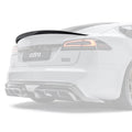 Tesla Model S Plaid Facelift II Pre-Preg Carbon Fibre Rear Spoiler by Adro (2021+) - AUTOID® - Rear Spoilers - Adro