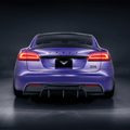 Tesla Model S Plaid VRS Aero Rear Diffuser Carbon Fiber by Vorsteiner - AUTOID® - Rear Diffusers - Vorsteiner