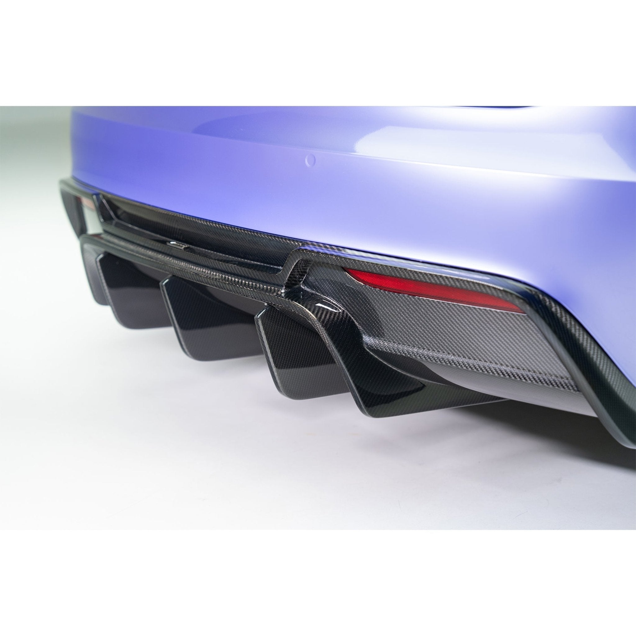 Tesla Model S Plaid VRS Aero Rear Diffuser Carbon Fiber by Vorsteiner - AUTOID - Rear Diffusers - Vorsteiner