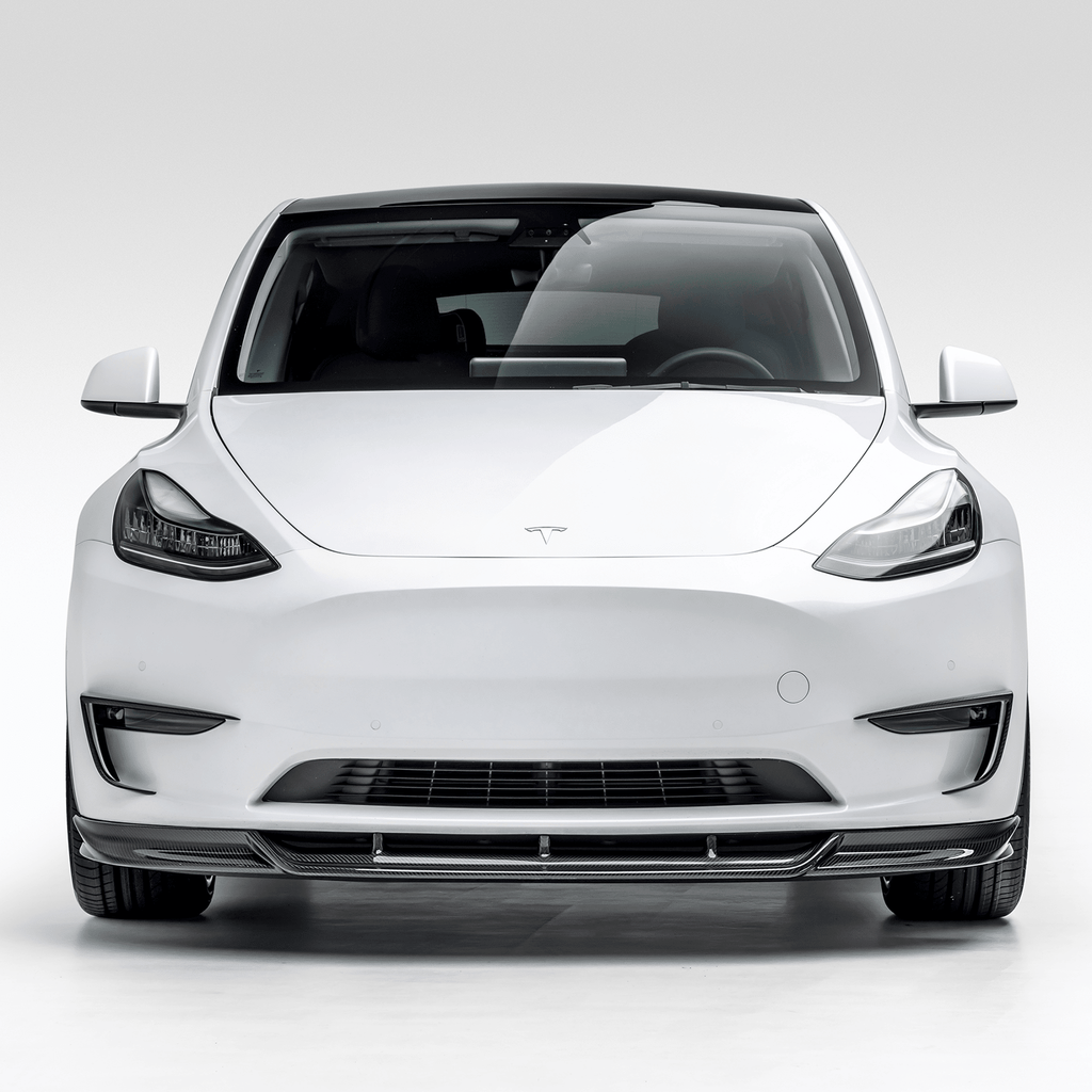 Tesla Model Y Aero Add-On Bumper Flares by Vorsteiner - AUTOID® - Bumper Inserts & Trim - Vorsteiner