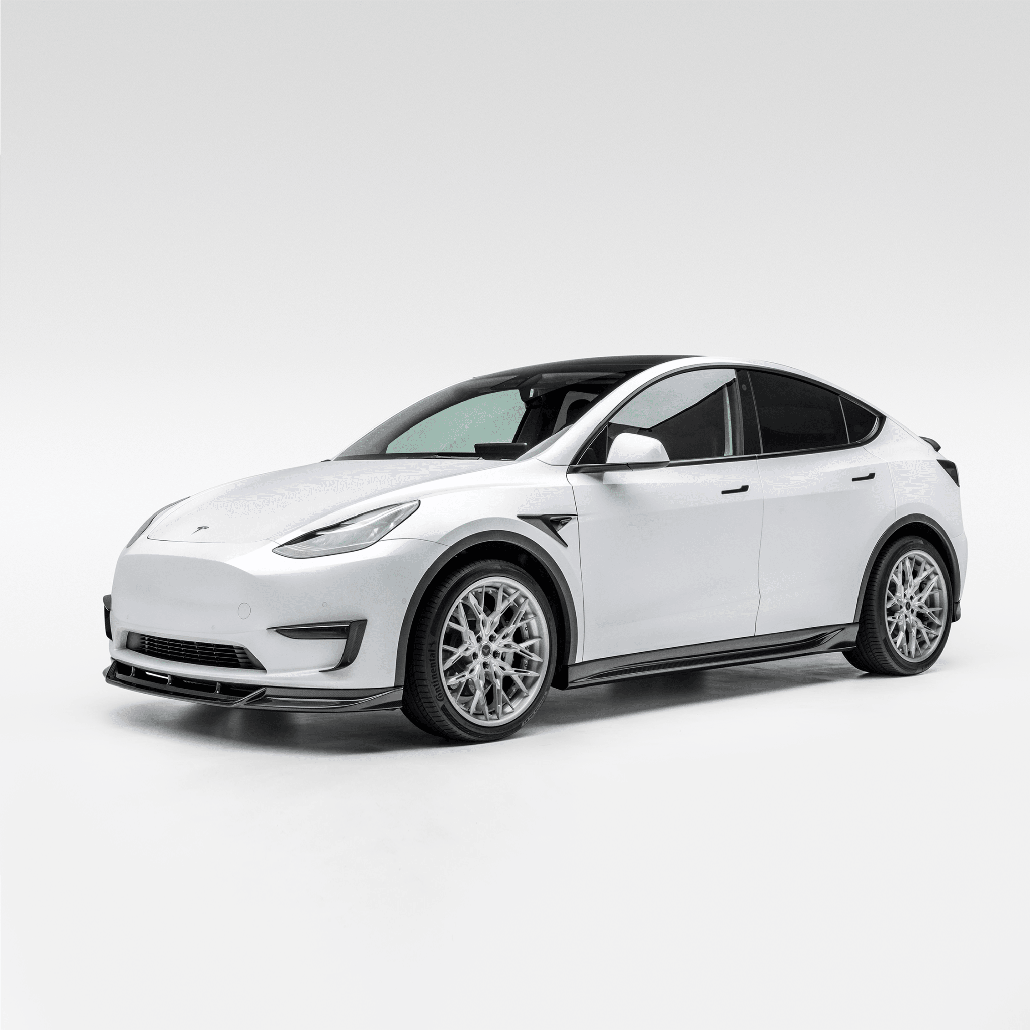Tesla Model Y Aero Add-On Bumper Flares by Vorsteiner - AUTOID® - Bumper Inserts & Trim - Vorsteiner