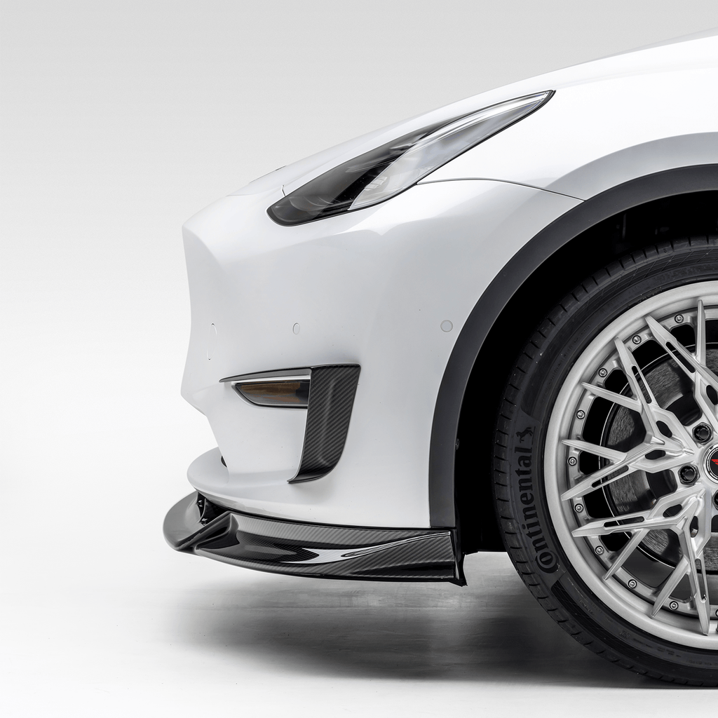 Tesla Model Y Aero Add - On Bumper Flares by Vorsteiner - AUTOID - Bumper Inserts & Trim - Vorsteiner
