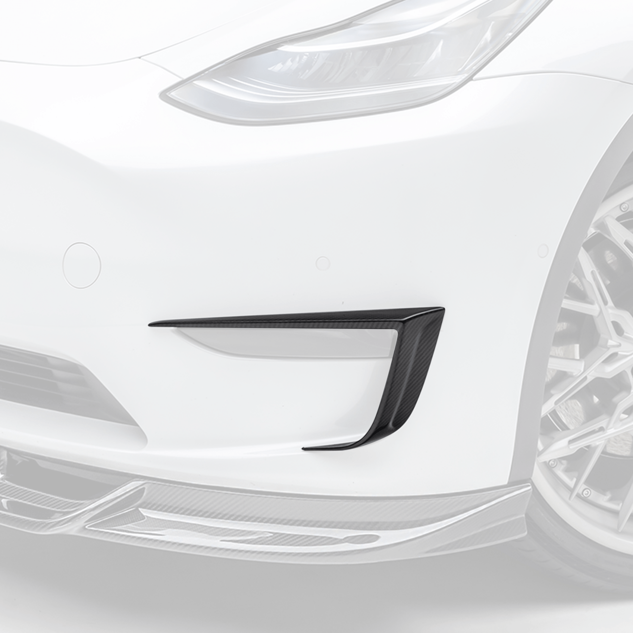 Tesla Model Y Aero Add - On Bumper Flares by Vorsteiner - AUTOID - Bumper Inserts & Trim - Vorsteiner