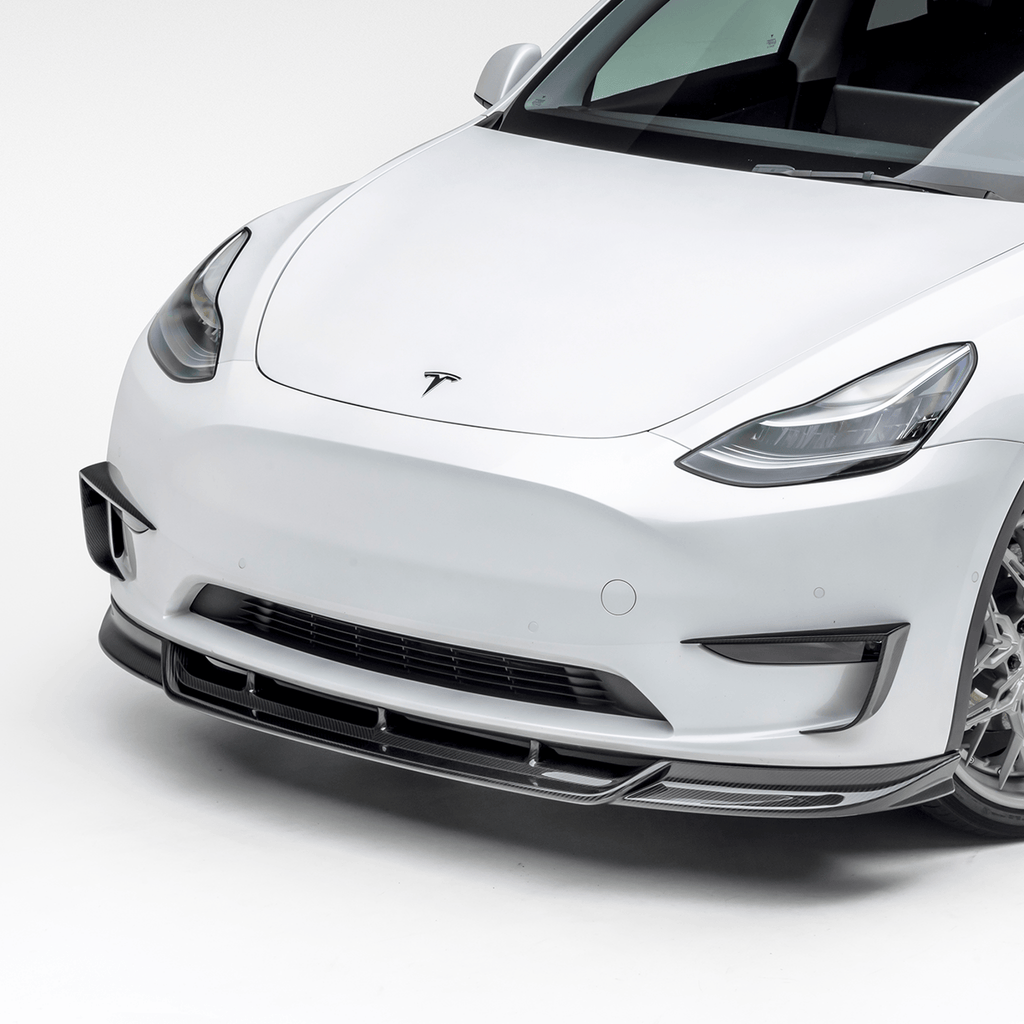Tesla Model Y Aero Add - On Bumper Flares by Vorsteiner - AUTOID - Bumper Inserts & Trim - Vorsteiner
