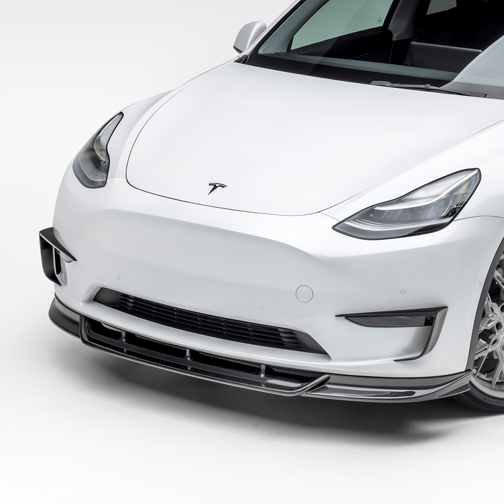 Tesla Model Y Aero Add - On Bumper Flares by Vorsteiner - AUTOID - Bumper Inserts & Trim - Vorsteiner
