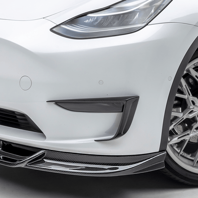 Tesla Model Y Aero Add - On Bumper Flares by Vorsteiner - AUTOID - Bumper Inserts & Trim - Vorsteiner