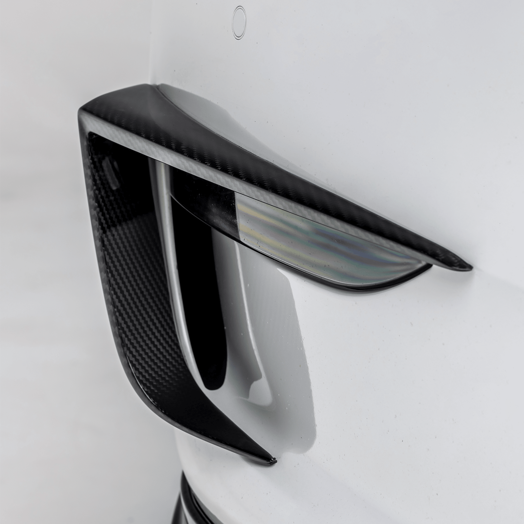 Tesla Model Y Aero Add-On Bumper Flares by Vorsteiner - AUTOID® - Bumper Inserts & Trim - Vorsteiner