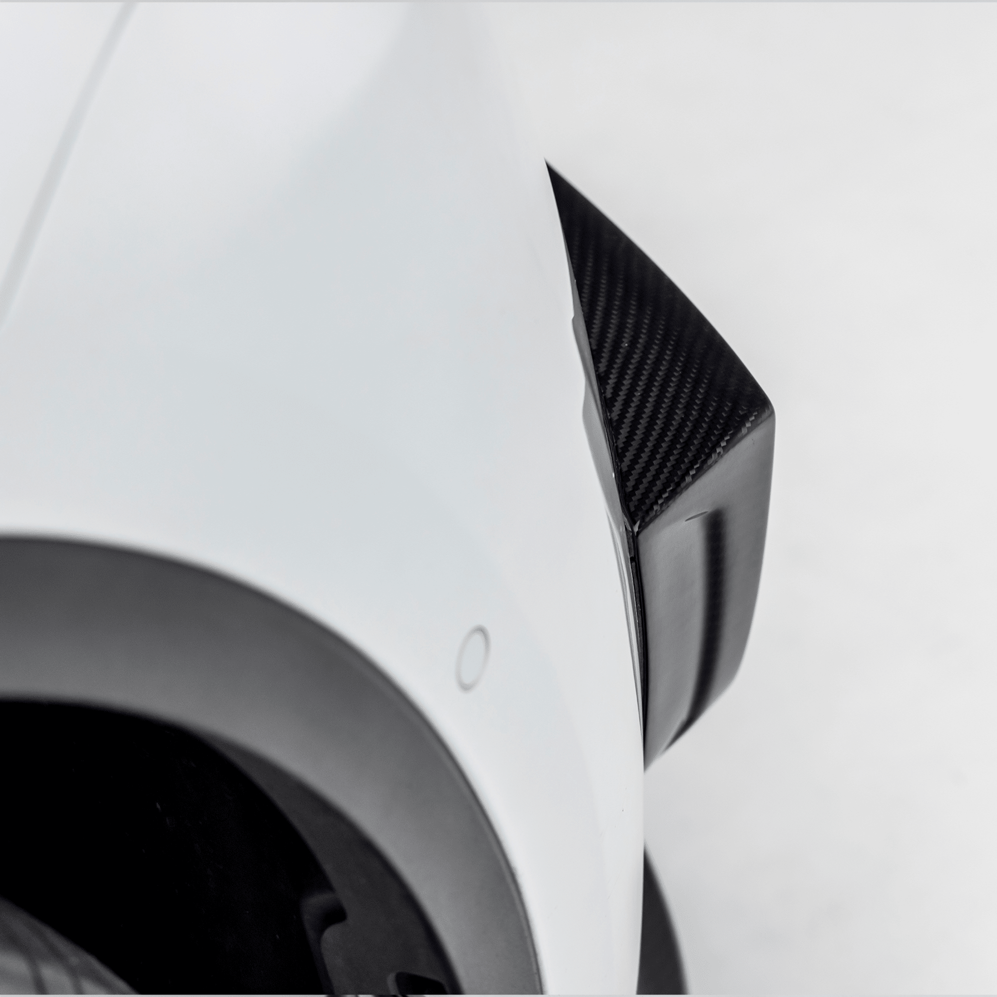 Tesla Model Y Aero Add-On Bumper Flares by Vorsteiner - AUTOID® - Bumper Inserts & Trim - Vorsteiner