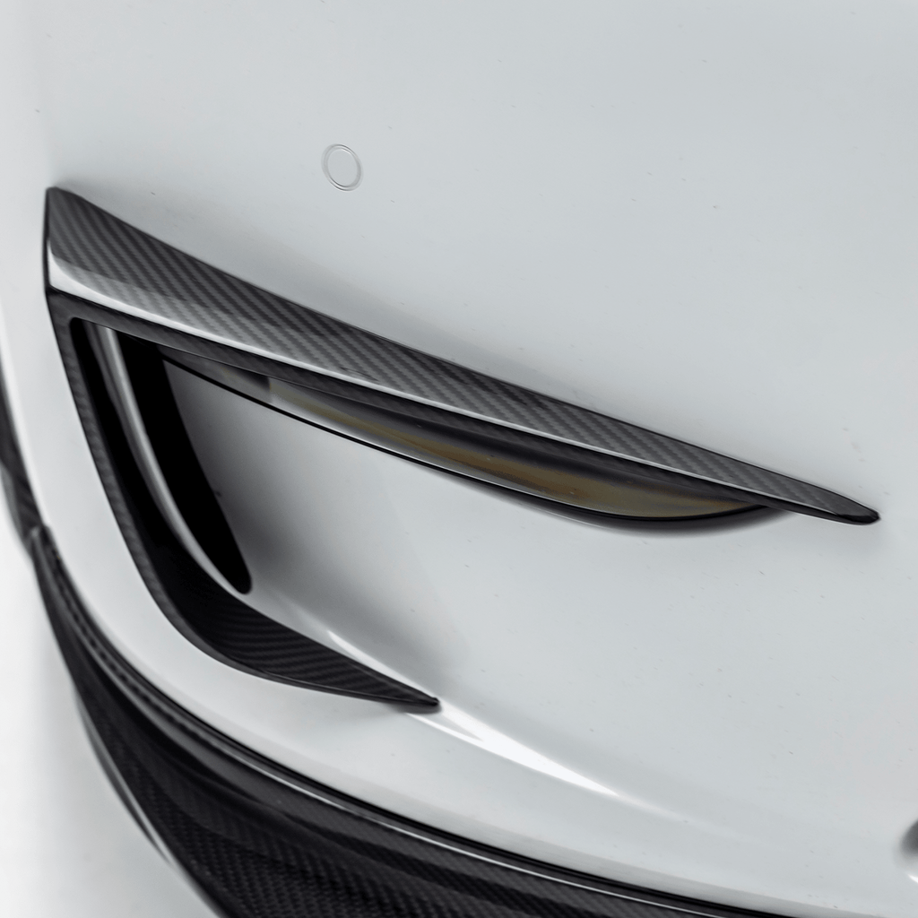 Tesla Model Y Aero Add-On Bumper Flares by Vorsteiner - AUTOID® - Bumper Inserts & Trim - Vorsteiner