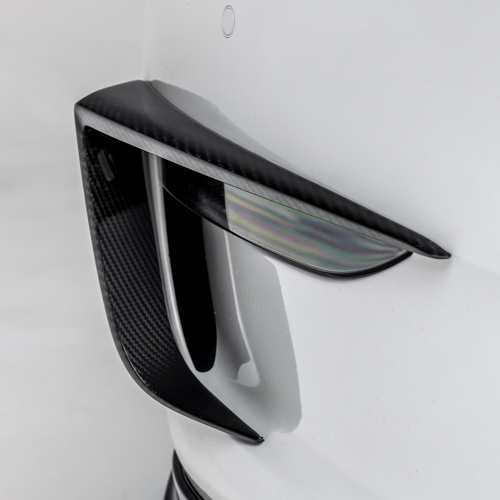 Tesla Model Y Aero Add - On Bumper Flares by Vorsteiner - AUTOID - Bumper Inserts & Trim - Vorsteiner