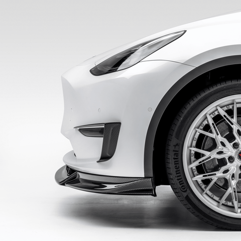 Tesla Model Y Aero Add-On Bumper Flares by Vorsteiner - AUTOID® - Bumper Inserts & Trim - Vorsteiner