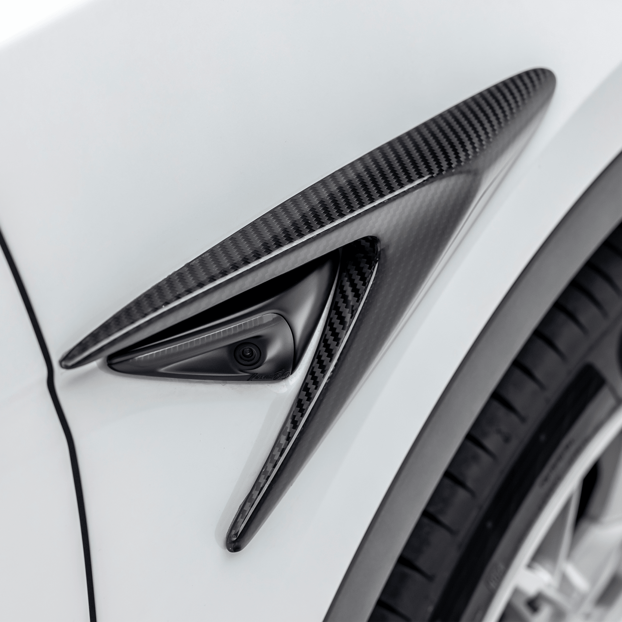 Tesla Model Y Aero Add-On Fender Vents by Vorsteiner - AUTOID® - Bumper Inserts & Trim - Vorsteiner