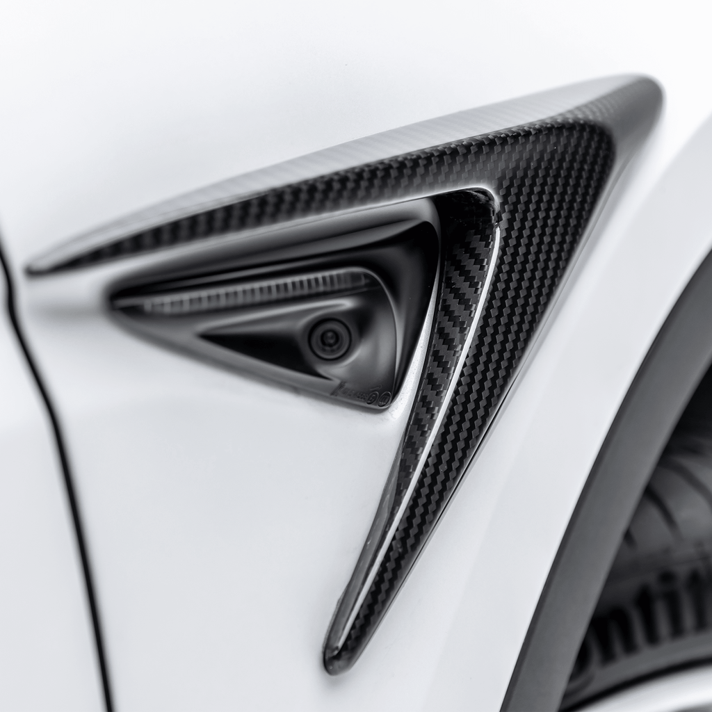 Tesla Model Y Aero Add-On Fender Vents by Vorsteiner - AUTOID® - Bumper Inserts & Trim - Vorsteiner