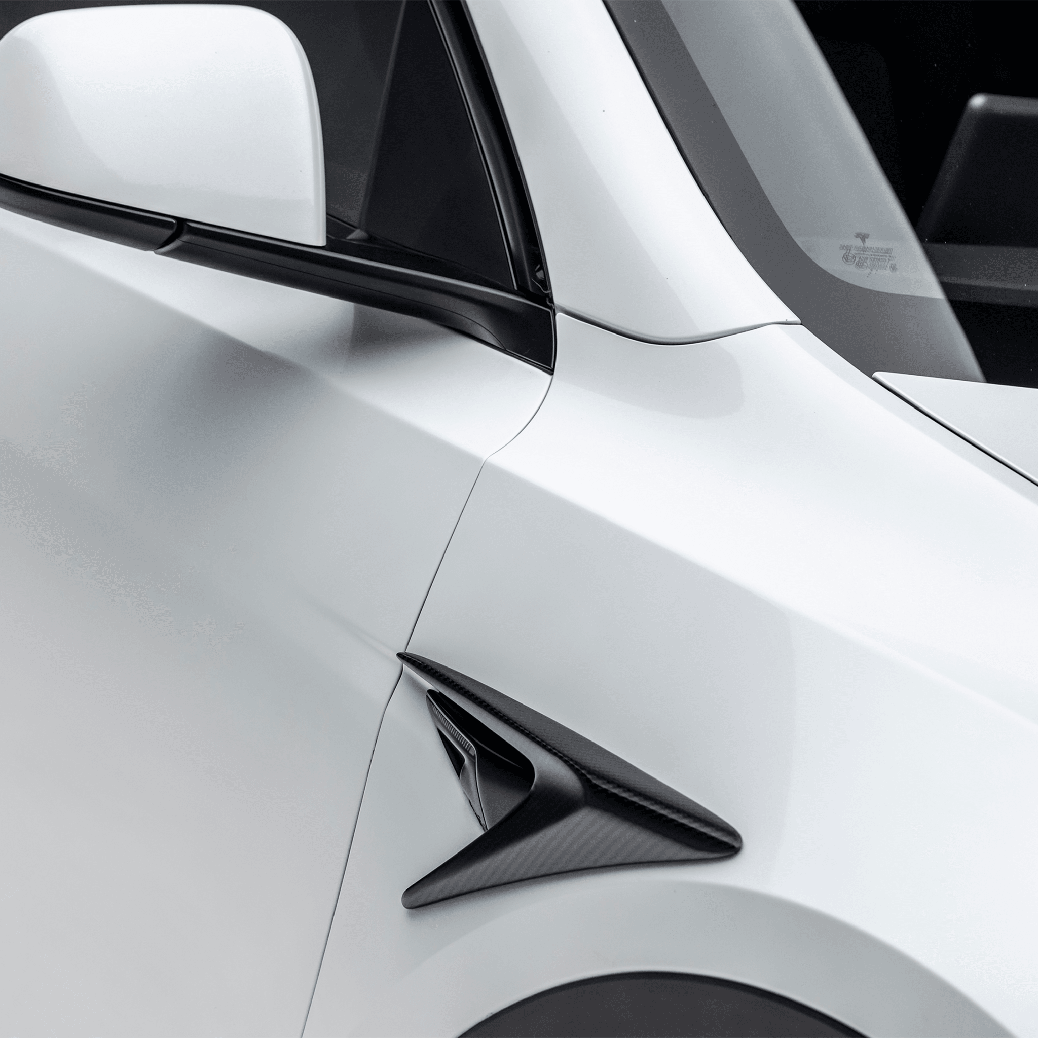 Tesla Model Y Aero Add-On Fender Vents by Vorsteiner - AUTOID® - Bumper Inserts & Trim - Vorsteiner