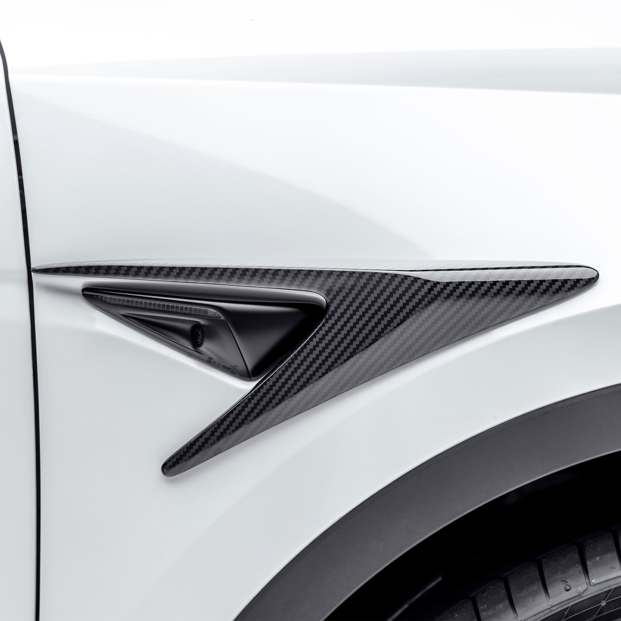 Tesla Model Y Aero Add-On Fender Vents by Vorsteiner - AUTOID® - Bumper Inserts & Trim - Vorsteiner