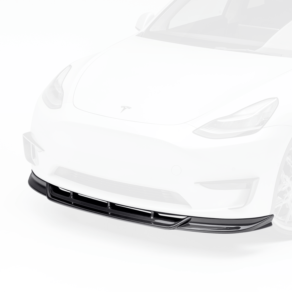 Tesla Model Y Aero Front Spoiler by Vorsteiner - AUTOID® - Front Lips & Splitters - Vorsteiner