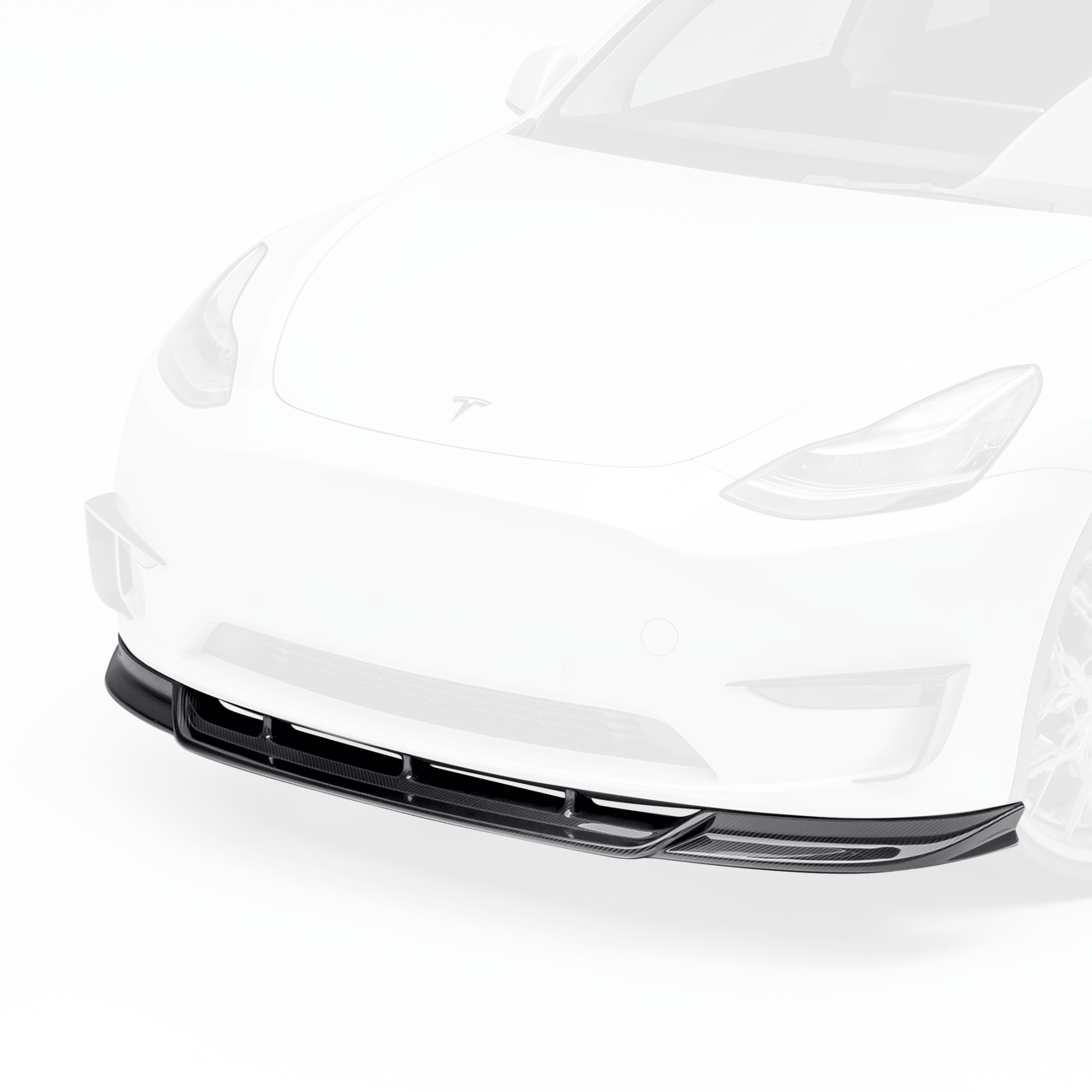 Tesla Model Y Aero Front Spoiler by Vorsteiner - AUTOID® - Front Lips & Splitters - Vorsteiner