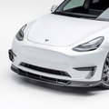 Tesla Model Y Aero Front Spoiler by Vorsteiner - AUTOID - Front Lips & Splitters - Vorsteiner