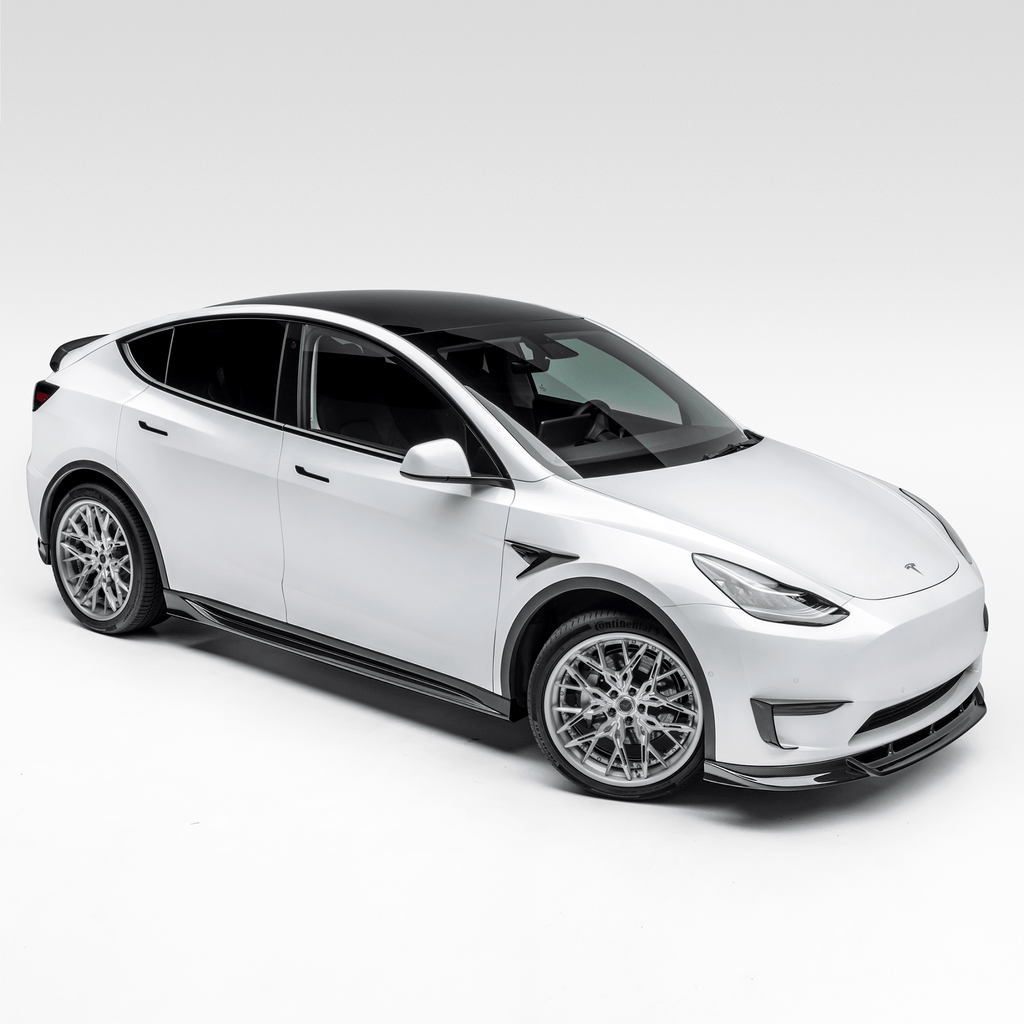 Tesla Model Y Aero Front Spoiler by Vorsteiner - AUTOID® - Front Lips & Splitters - Vorsteiner