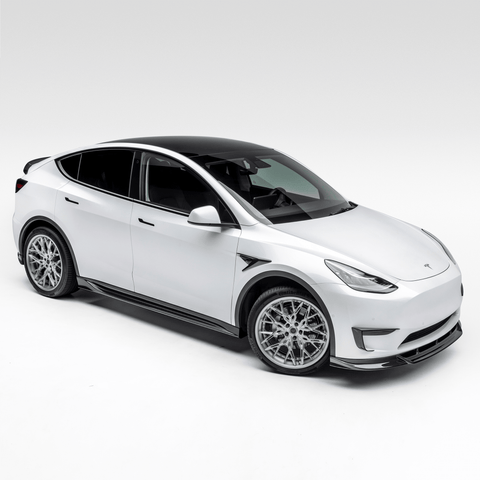 Tesla Model Y Aero Front Spoiler by Vorsteiner - AUTOID® - Front Lips & Splitters - Vorsteiner