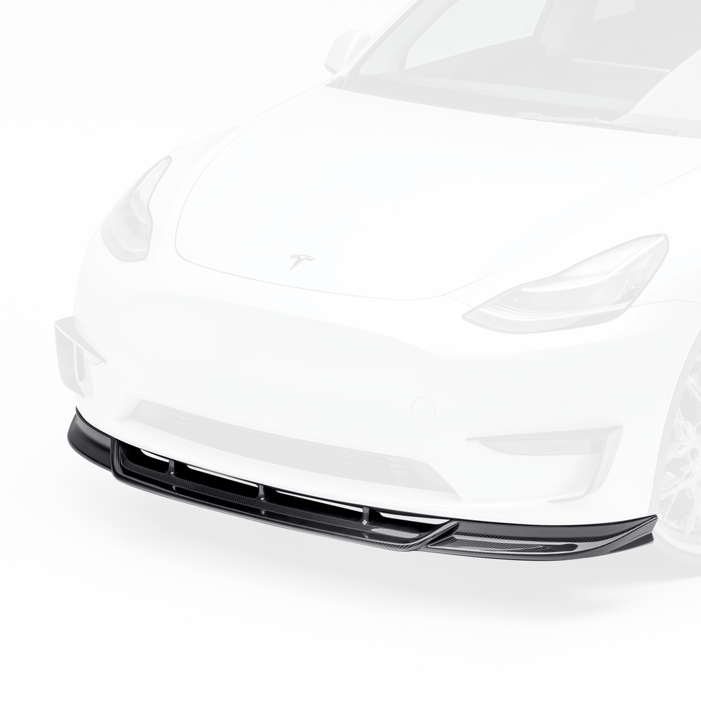 Tesla Model Y Aero Front Spoiler by Vorsteiner - AUTOID - Front Lips & Splitters - Vorsteiner