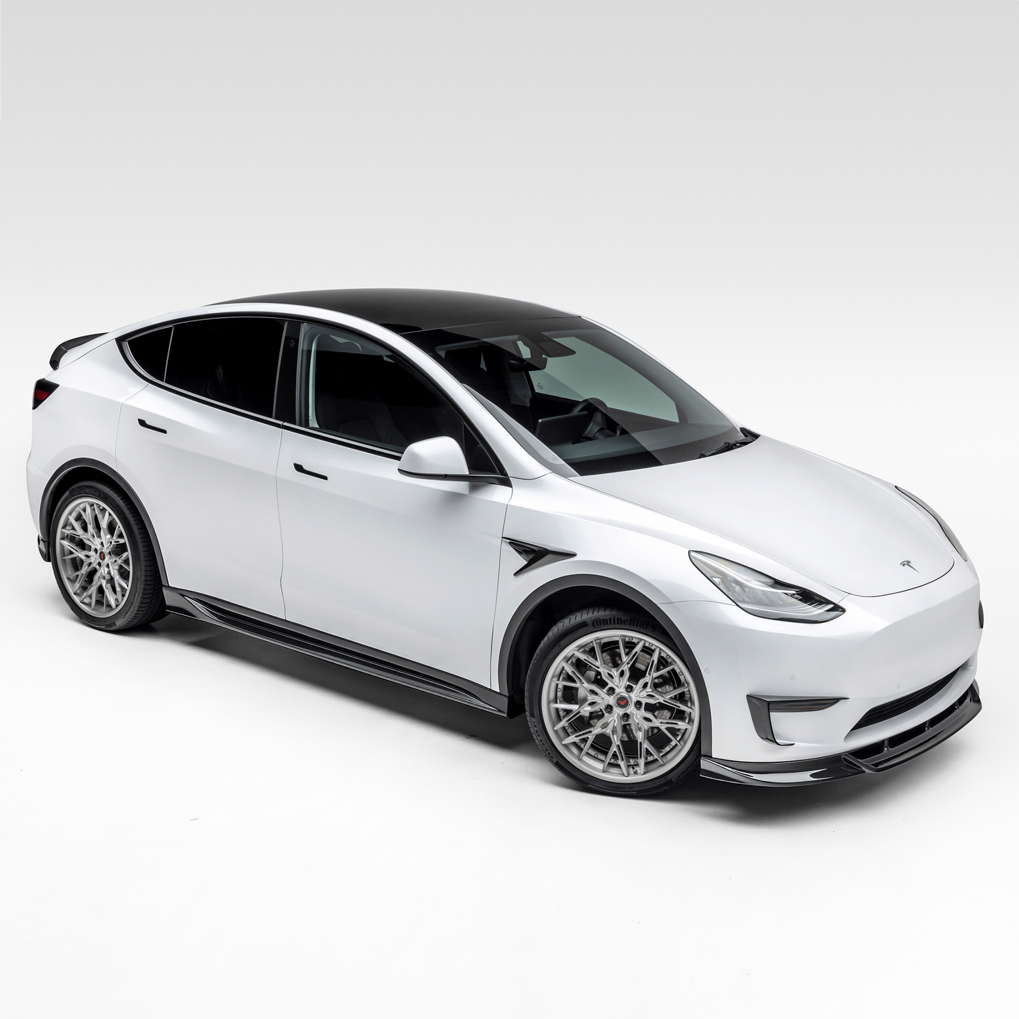 Tesla Model Y Aero Front Spoiler by Vorsteiner - AUTOID - Front Lips & Splitters - Vorsteiner