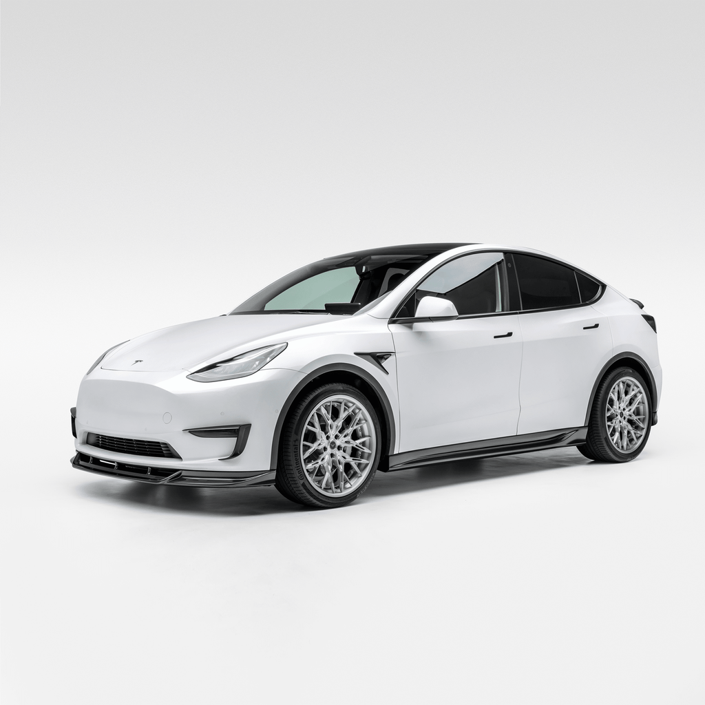 Tesla Model Y Aero Front Spoiler by Vorsteiner - AUTOID® - Front Lips & Splitters - Vorsteiner