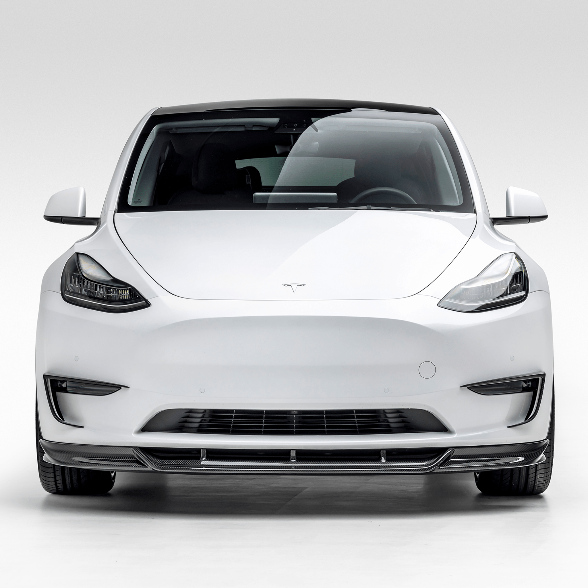 Tesla Model Y Aero Front Spoiler by Vorsteiner - AUTOID - Front Lips & Splitters - Vorsteiner