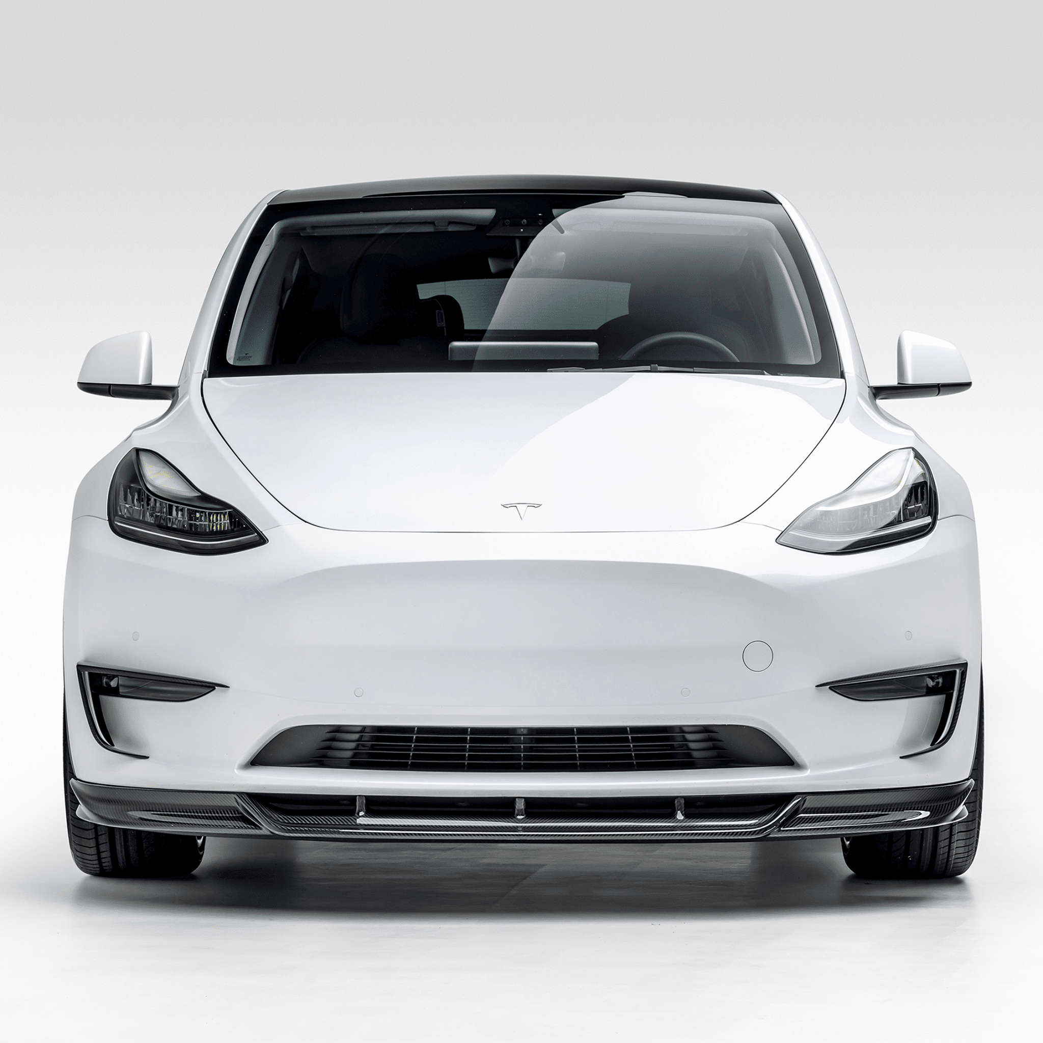 Tesla Model Y Aero Front Spoiler by Vorsteiner - AUTOID® - Front Lips & Splitters - Vorsteiner