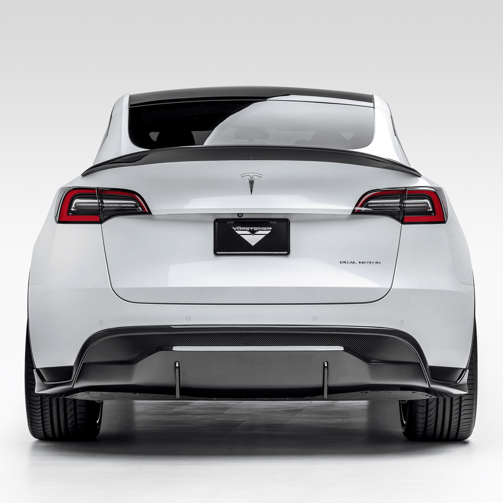 Tesla Model Y Aero Rear Diffuser by Vorsteiner - AUTOID® - Rear Diffusers - Vorsteiner
