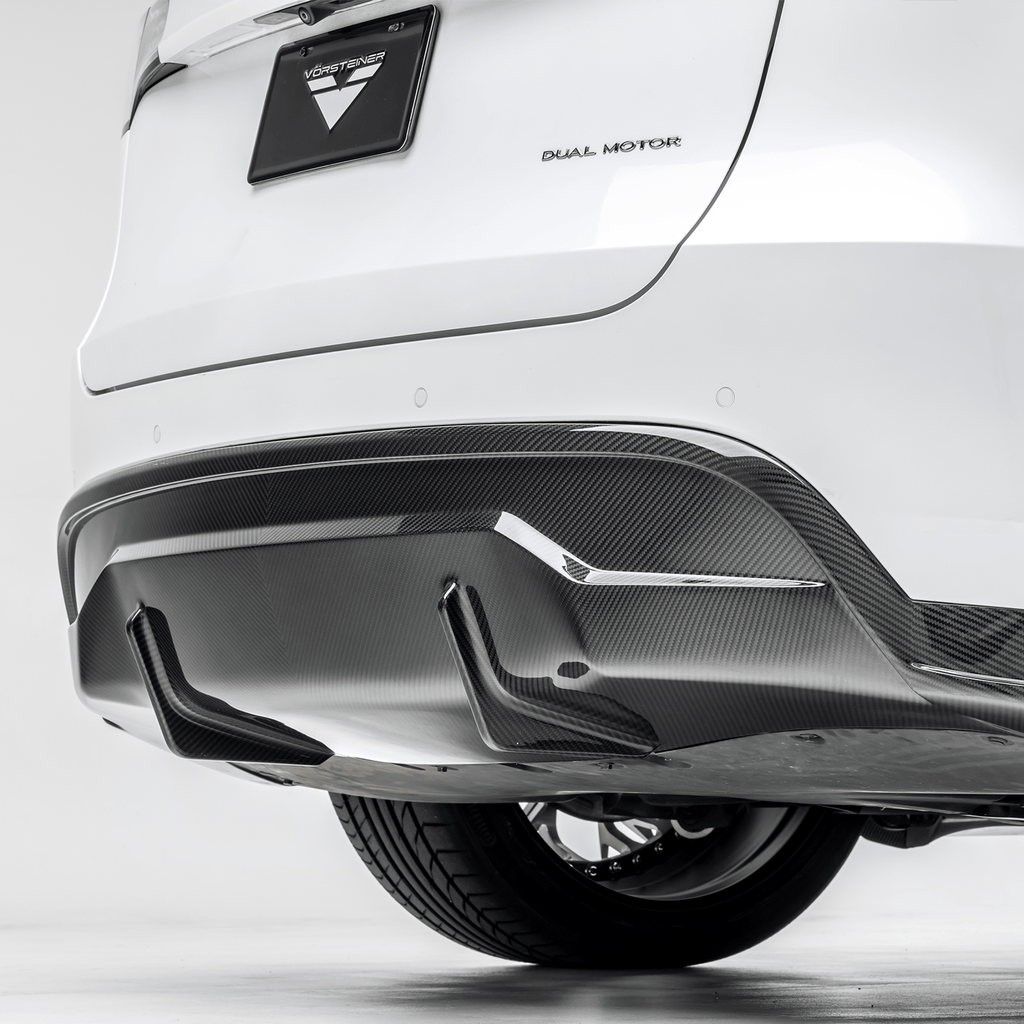 Tesla Model Y Aero Rear Diffuser by Vorsteiner - AUTOID - Rear Diffusers - Vorsteiner