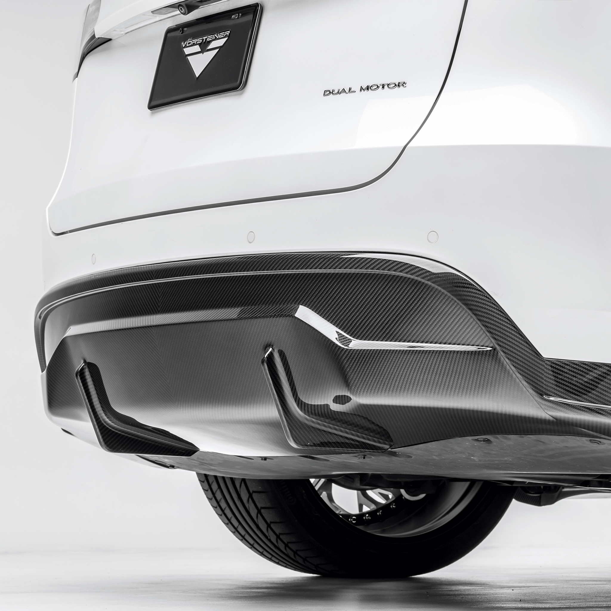 Tesla Model Y Aero Rear Diffuser by Vorsteiner - AUTOID® - Rear Diffusers - Vorsteiner