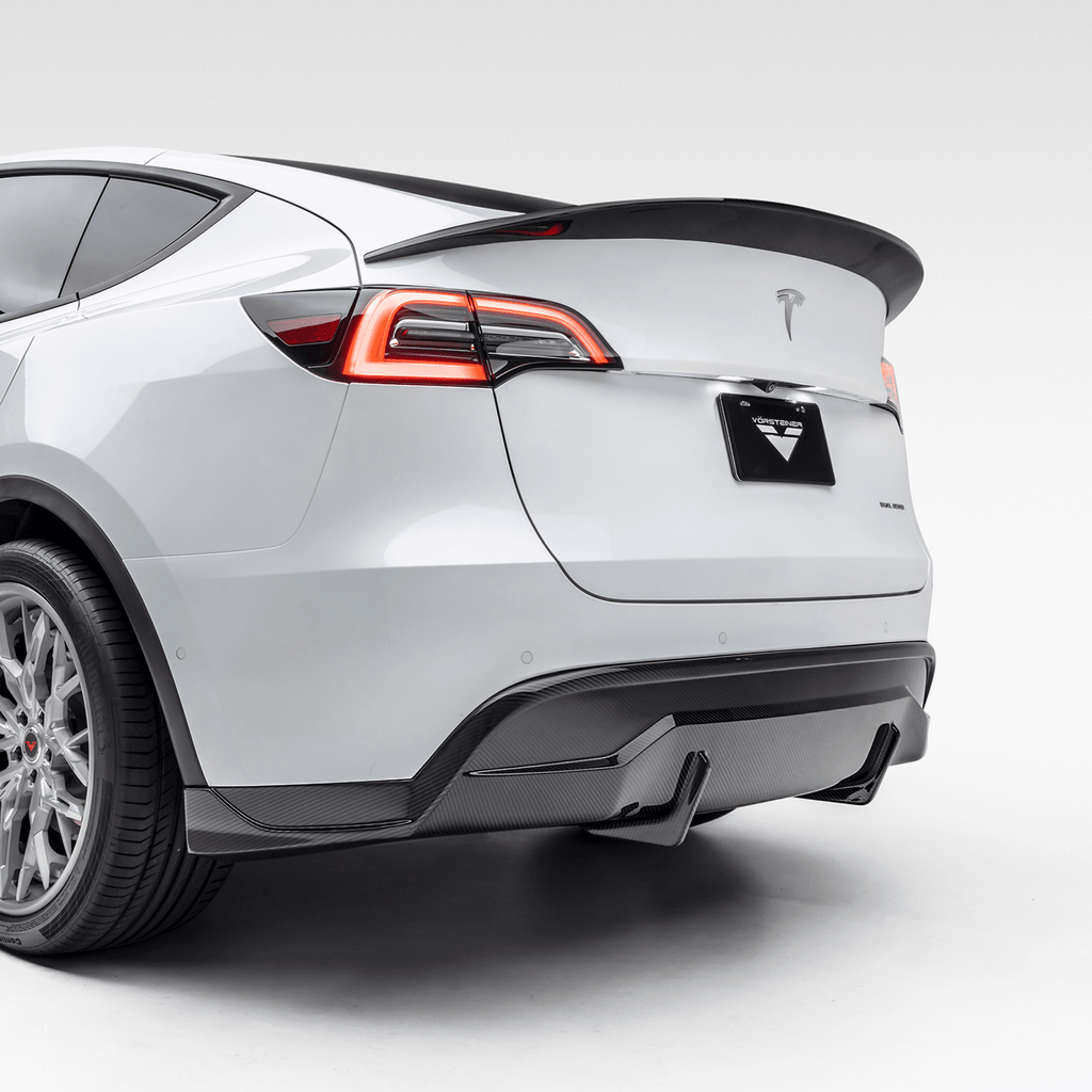 Tesla Model Y Aero Rear Diffuser by Vorsteiner - AUTOID® - Rear Diffusers - Vorsteiner