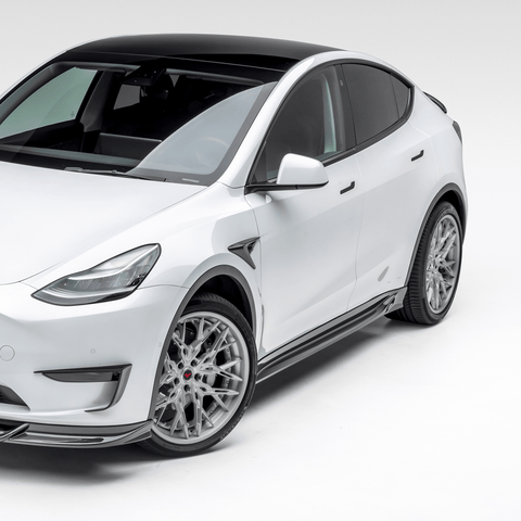 Tesla Model Y Aero Side Skirts by Vorsteiner - AUTOID® - Side Skirts & Winglets - Vorsteiner