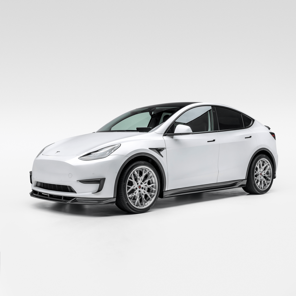 Tesla Model Y Aero Side Skirts by Vorsteiner - AUTOID - Side Skirts & Winglets - Vorsteiner