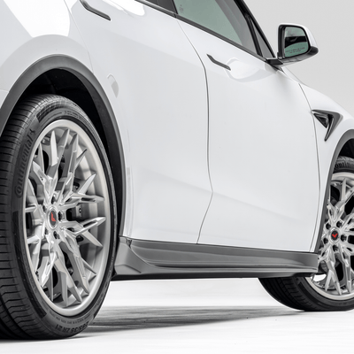 Tesla Model Y Aero Side Skirts by Vorsteiner - AUTOID - Side Skirts & Winglets - Vorsteiner