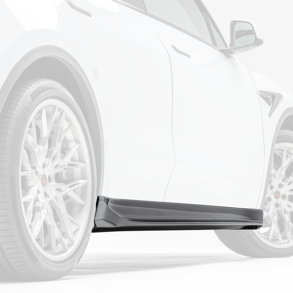 Tesla Model Y Aero Side Skirts by Vorsteiner - AUTOID - Side Skirts & Winglets - Vorsteiner