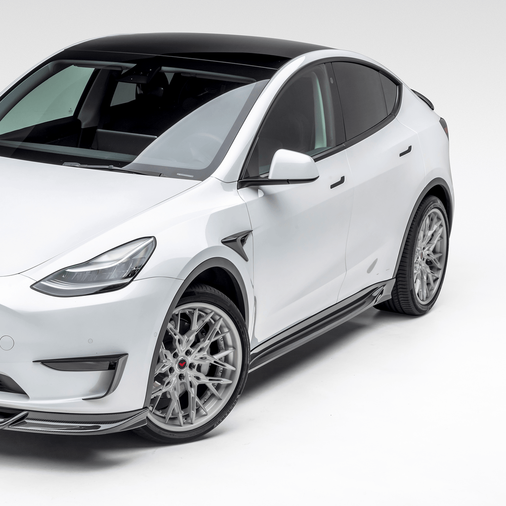 Tesla Model Y Aero Side Skirts by Vorsteiner - AUTOID - Side Skirts & Winglets - Vorsteiner