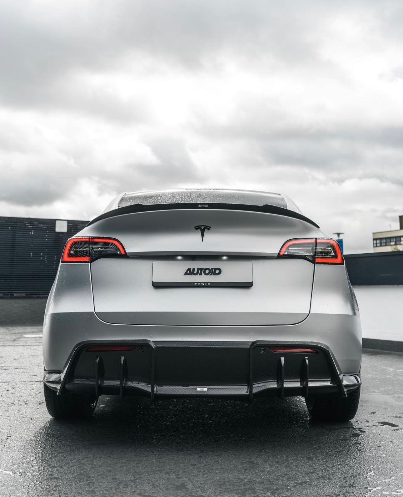 Tesla Model Y Pre-Preg Carbon Fibre Rear Diffuser by Adro (2020+) - AUTOID® - Rear Diffusers - Adro