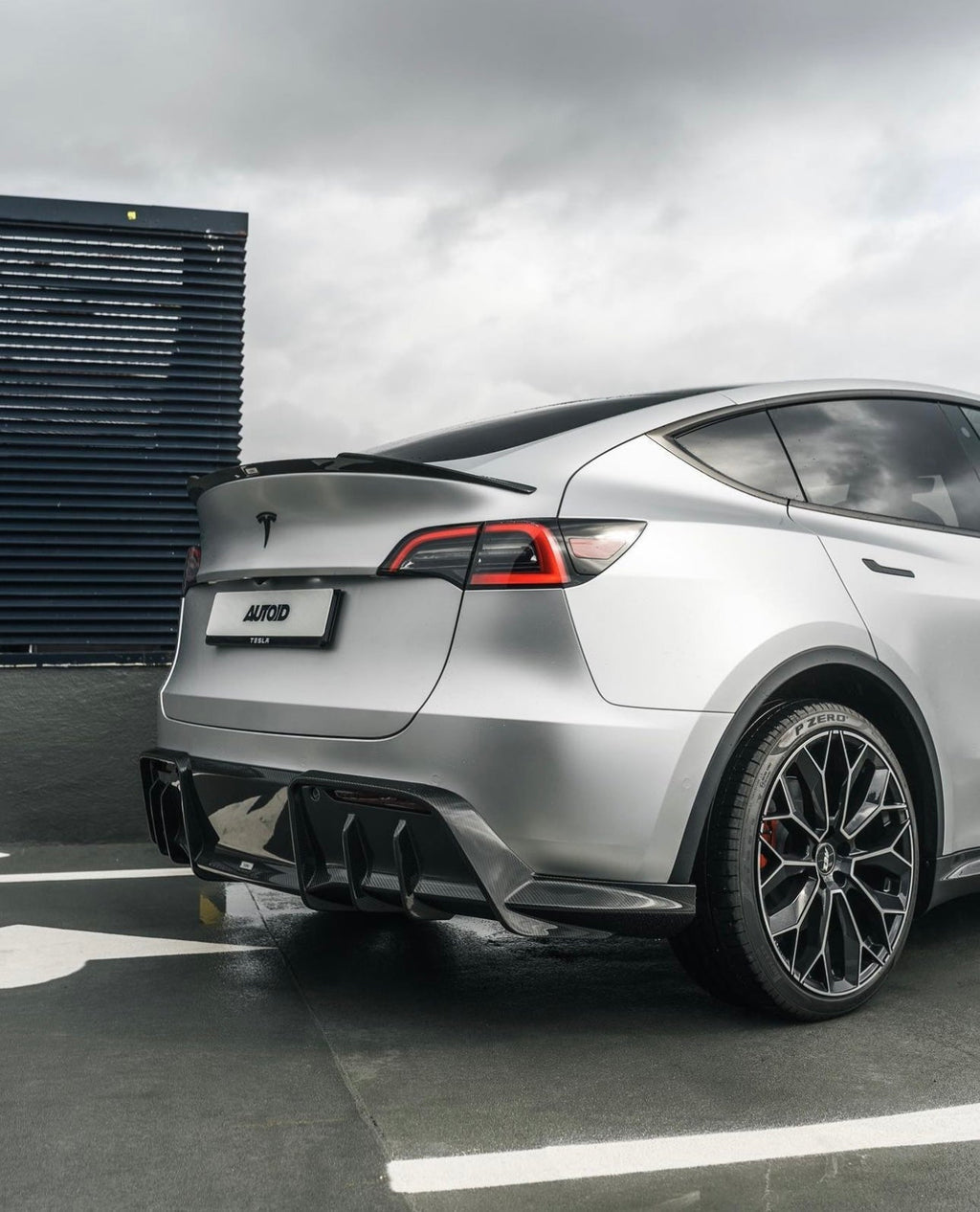 Tesla Model Y Pre-Preg Carbon Fibre Rear Spoiler by Adro (2020+) - AUTOID® - Rear Spoilers - Adro
