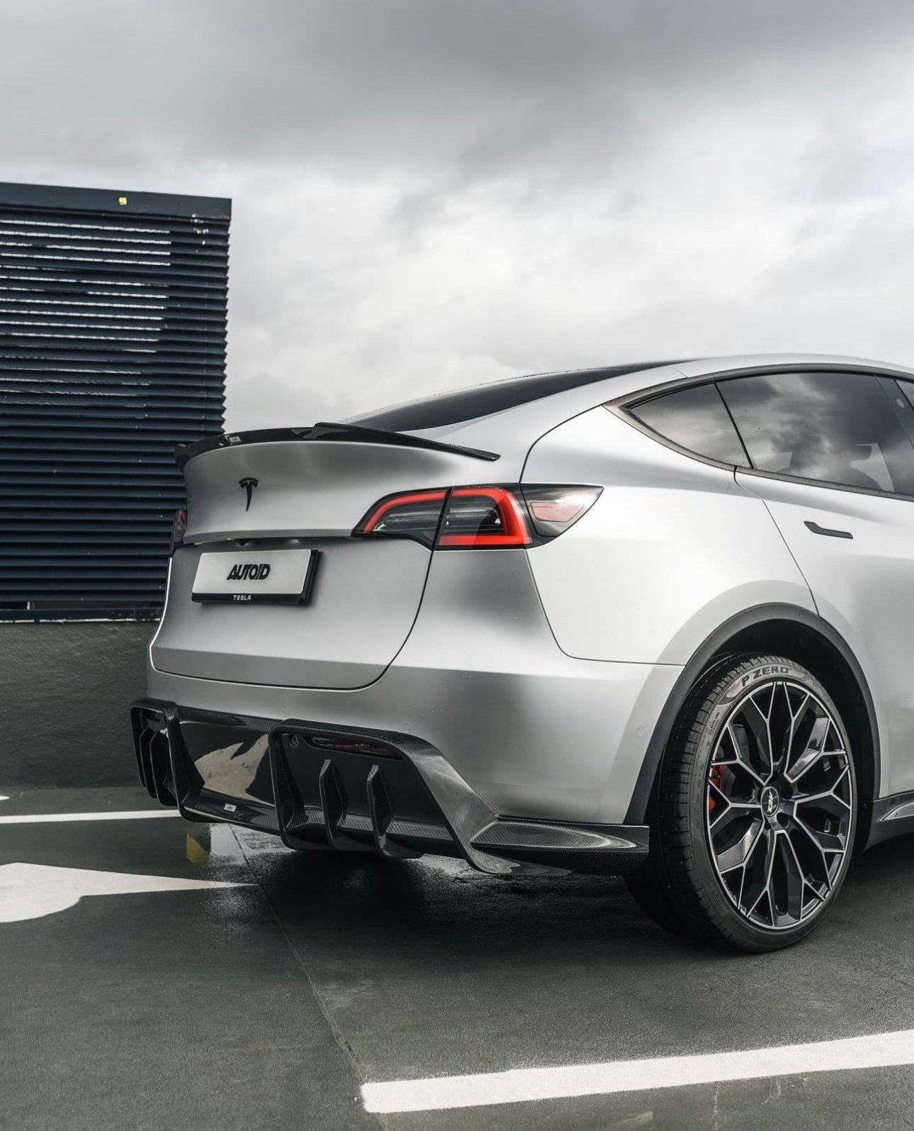 Tesla Model Y Pre-Preg Carbon Fibre Rear Spoiler by Adro (2020+) - AUTOID® - Rear Spoilers - Adro