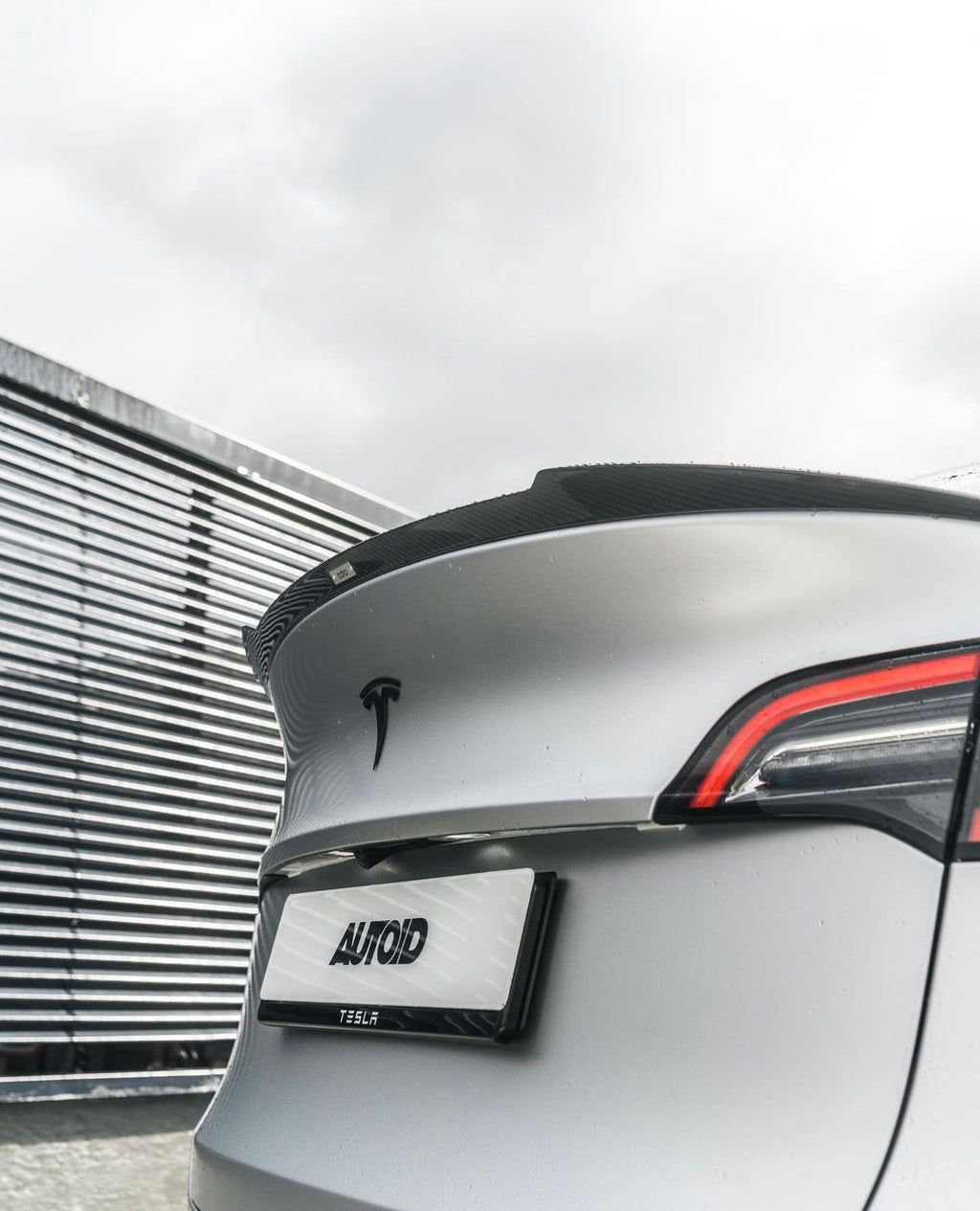 Tesla Model Y Pre-Preg Carbon Fibre Rear Spoiler by Adro (2020+) - AUTOID® - Rear Spoilers - Adro
