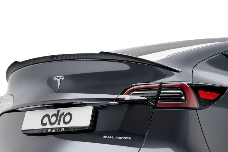 Tesla Model Y Pre-Preg Carbon Fibre Rear Spoiler by Adro (2020+) - AUTOID® - Rear Spoilers - Adro