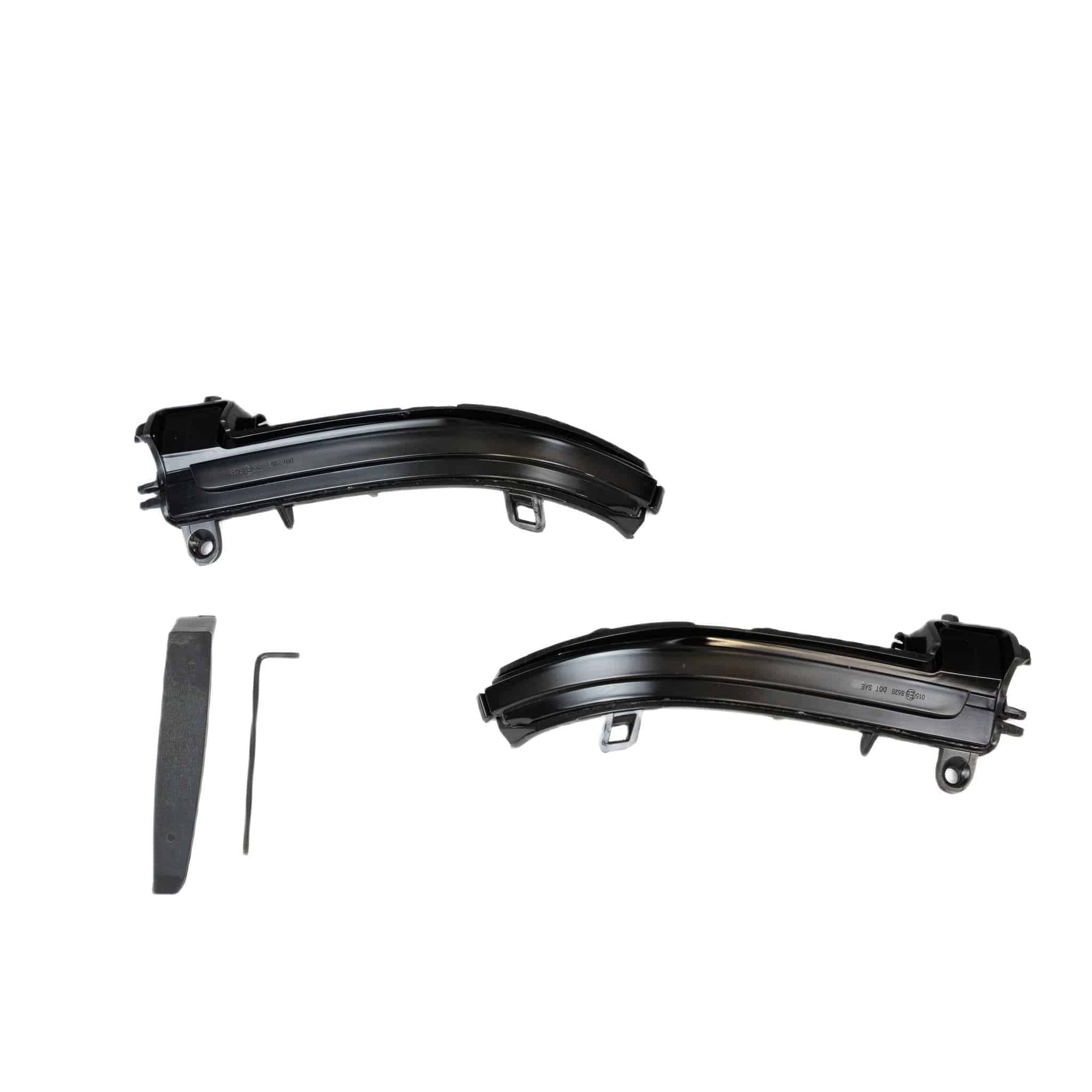 Tinted Wing Mirror Dynamic Indicators for BMW (2012 - 2019, F20 F21 F22 F30 F32 F87) - AUTOID - Mirror Covers - Essentials