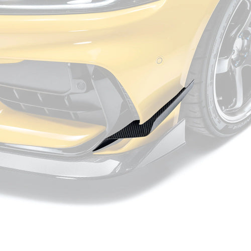 Toyota GR Supra A90 Mk5 Carbon Fibre Front Bumper Canards for ADRO Front Bumper - AUTOID® - Bumper Inserts & Trim - Adro