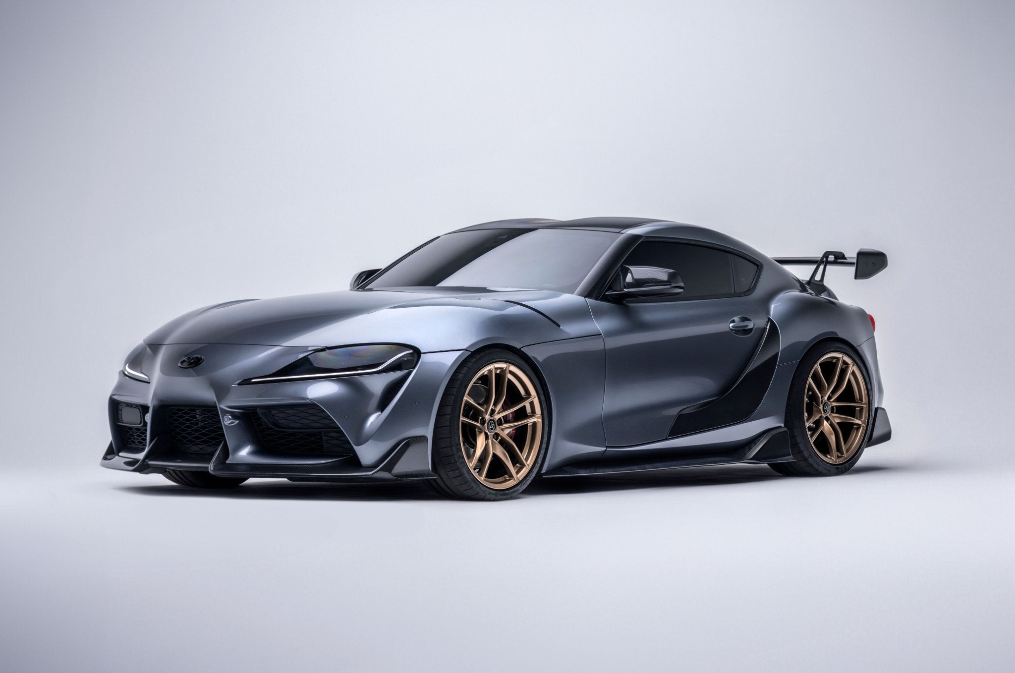 Toyota GR Supra A90 Mk5 Carbon Fibre Front Splitter by Adro (2019+) - AUTOID - Front Lips & Splitters - Adro